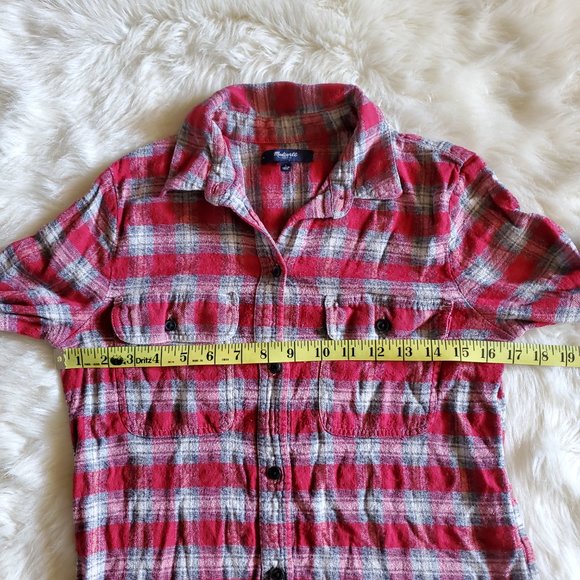 Madewell Ex-Boyfriend Shirt in Fairfax Plaid Size Small - Picture 11 of 13